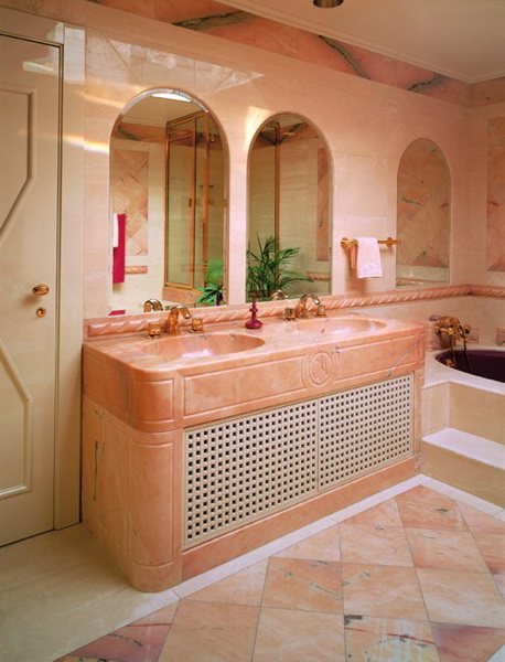 Arredo bagno piccolo rustico: arredo case montagna. arredo bagno ... Arredo bagno moderno in marmo
