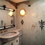 Intarsio in Granito Kashmire White e Jakaranda e monolito in Kashmire White Montecchi marmi e graniti New York