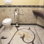Intarsio in Kashmire Gold lucido e Jakaranda Montecchi marmi e graniti Modena