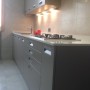 Top cucina in quarzo tecnico Cristal White Lucido particolare finitura profilo Montecchi marmi e graniti Modena