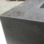 Particolare del top bagno bagno in Gress Porcellanato 3mm Montecchi marmi e graniti 1