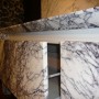 Particolare mobile cucina in Marmo Milas Viola Montecchi marmi e graniti1