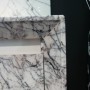 Particolare mobile cucina in Marmo Milas Viola Montecchi marmi e graniti3