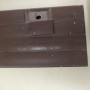 Particolare piletta vasca in Sandstone assemblata Montecchi marmi e graniti